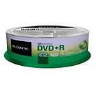 Sony dvd dvd+r x 25 4.7 gb supporti di memorizzazione 25dpr47sp