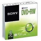 Sony dvd dvd+rw x 5 4.7 gb supporti di memorizzazione 5dpw47ss
