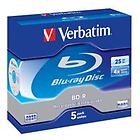 Verbatim blu-ray disc bd-r x 5 25 gb supporti di memorizzazione 43715/5