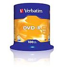 Verbatim dvd dvd-r x 100 4.7 gb supporti di memorizzazione 43549/100