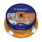 Verbatim dvd dvd-r x 25 4.7 gb supporti di memorizzazione 43538/25