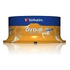 Verbatim dvd dvd-r x 25 4.7 gb supporti di memorizzazione 43522/25