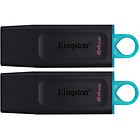 Kingston chiavetta usb datatraveler exodia chiavetta usb 64 gb dtx/64gb-2p