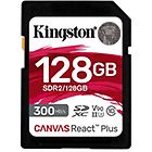 Kingston chiavetta usb canvas react plus scheda di memoria flash 128 gb uhs-ii sdxc sdr2/128gb
