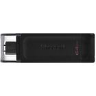 Kingston chiavetta usb datatraveler 70 chiavetta usb 64 gb dt70/64gb