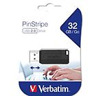 Verbatim chiavetta usb pinstripe usb drive chiavetta usb 32 gb 49064