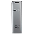 Pny chiavetta usb elite steel chiavetta usb 64 gb fd64gesteel31g-ef