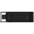 Kingston chiavetta usb datatraveler 70 chiavetta usb 32 gb dt70/32gb