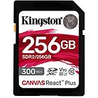 Kingston chiavetta usb canvas react plus scheda di memoria flash 256 gb uhs-ii sdxc sdr2/256gb