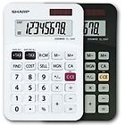 Sharp calcolatrice el-330f bianca sh-el330fb