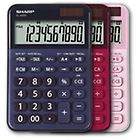 Sharp calcolatrice el-m335 rossa sh-elm335brd