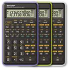 Sharp calcolatrice el 501tb-vl scientifica 12 cifre viola