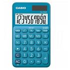 Casio calcolatrice sl-310uc-gn-wec 10 cifre alimentazione solare/batteria blu