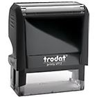 Trodat timbro printy 4911 timbro autoinchiostrante testo personalizzabile 43070