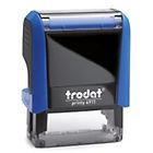 Trodat timbro timbro autoinchiostrante 2 colori (blu, rosso) 43083