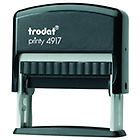 Trodat timbro printy 4917 timbro autoinchiostrante nero testo personalizzabile 6318