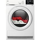 Aeg asciugatrice tr7g81ow serie 7000 sensidry classe a++ 8 kg pr 63.8 cm pompa di calore