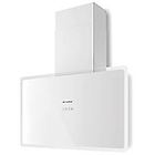 Faber glam-fit 80 wh 330.0528.302 smile cappa a parete cm. 80 vetro bianco