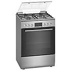 Bosch hxn390d50l serie 4 cucina da accosto cm 60 4 fuochi a gas + 1 forno elettrico inox