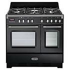 Delonghi mem965tnned mem 965t nn ed mastercook cucina da accosto cm 90 5 fuochi a gas nero brillante