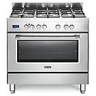 Delonghi pro96mxed pro 96 mx ed professional cucina da accosto cm 90 5 fuochi a gas inox