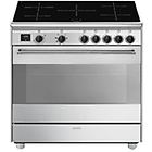 Smeg Cucina Bg91ix2 Forno Elettrico Piano Cottura A Induzione 90 Cm