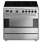 Smeg cucina bg91ix9-1 forno elettrico piano cottura a induzione 90 cm