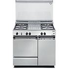 Delonghi cucina sggx 854 n ed forno a gas piano cottura a gas 86 cm