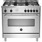 Lagermania cucina amn965ext forno elettrico piano cottura a gas 89.7 cm