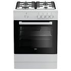 Beko Cucina Fsg62000dw Forno A Gas Piano Cottura A Gas 60 Cm