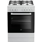 Beko cucina fsst62110dw forno elettrico piano cottura a gas 60 cm