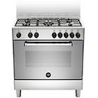 Lagermania Cucina Amn855exv Forno Elettrico Piano Cottura A Gas 80 Cm