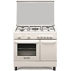 Lagermania cucina sp95 c 21 w forno a gas piano cottura a gas 89.5 cm