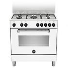 Lagermania Cucina Amn855ebv Forno Elettrico Piano Cottura A Gas 90 Cm