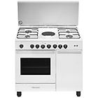 Bompani cucina bo940ea/l forno elettrico piano cottura a gas / elettrico 90 cm