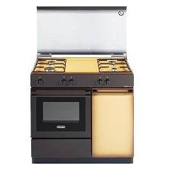 Delonghi sgk854n sgk 854 n smart cucina da accosto cm. 86 4 fuochi a gas smaltata