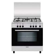 Glemgas glem a855ei alpha cucina da accosto cm. 80 x 50 inox 5 fuochi 1 forno elettrico