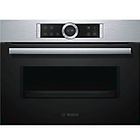 Bosch cfa634gs1 serie 8 forno microonde da incasso cm 60 nero / inox