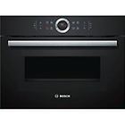 Bosch cmg633bb1 serie 8 forno da incasso combinato microonde cm 60 h 45 nero