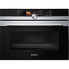 Siemens cs658grs7 forno compatto a vapore cm. 60 h 45 nero