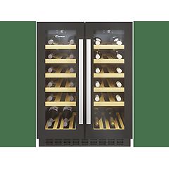 Candy ccvb60d1 34901209 cantina vini a libera installazione cm. 60 38 bottiglie nero