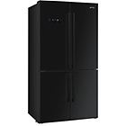 Smeg Frigorifero Fq60ndf 4 Porte Classe F 90.8 Cm No Frost Nero Lucido