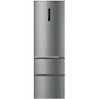 Haier frigorifero htr3619enmn 3d 60 serie 3 3 porte classe e 59.5 cm total no frost argento
