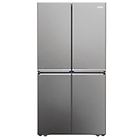 Haier frigorifero hcr7918enmp cube 90 series 7 4 porte classe e 90.8 cm total no frost inox platin