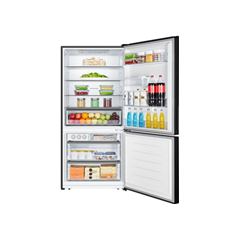 Hisense frigorifero rb605n4wf2 combinato classe e 79.4 cm no frost acciaio inox nero