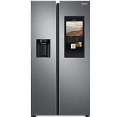 Samsung frigorifero rs6ha8880s9 family hub side by side classe f 91.2 cm total no frost acciaio