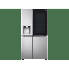 Lg frigorifero gsxv91bsaf instaview door-in-door side by side classe f 91.3 cm total no frost a