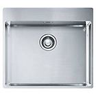 Franke bxx 210-54 tl 127.0369.295 box lavello 1 vasca semifilo/filotop/sottotop 57 x 51 inox satinato