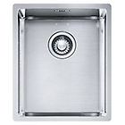 Franke bxx 210/110-34 127.0369.056 box lavello 1 vasca semifilo/filotop/sottotop 38 x 45 inox satinato