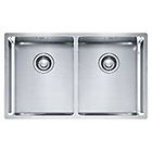 Franke bxx 220/120 34-34 127.0370.188 box lavello 2 vasche semifilo/filotop/sottotop 74 x 45 inox satinato